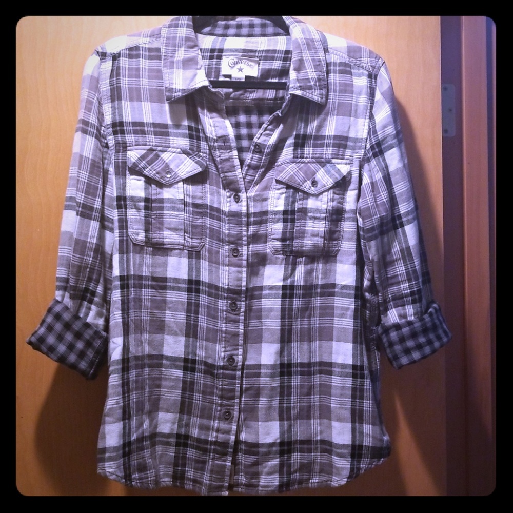 Converse button down shirt